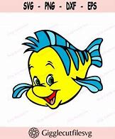 Image result for Flounder Little Mermaid SVG