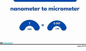 Image result for Micrometer Nanometer