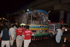 Image result for Pakistan Bus Explosion