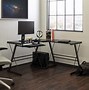 Image result for Small Glass Computer Desk