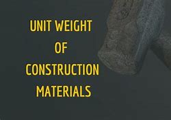 Image result for Weight Materials