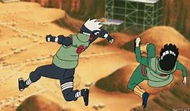 Image result for Guy and Kakashi Funny Moments