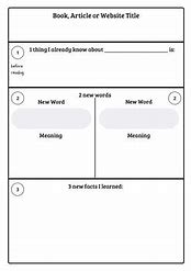 Image result for Graphic Organizers for Note Taking