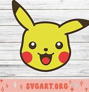 Image result for Pikachu Face SVG