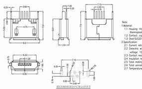 Image result for Micro USB Female Dimensions