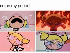 Image result for Period Memes Anime