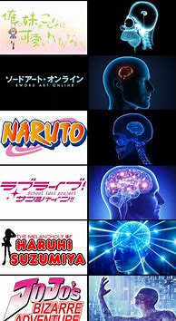 Image result for Expanding Brain Meme Anime