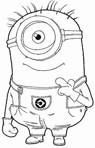 Image result for Minion Kevin Coloring Pages