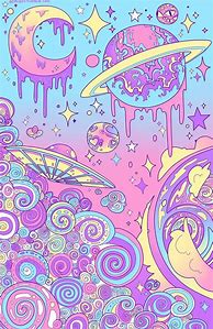 Image result for Kawaii Pastel Galaxy Horizontal Backgrounds