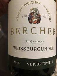 Image result for Weingut Bercher Burkheimer Feuerberg Pinot Noir Blanc Noirs Spatlese trocken