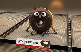 Image result for Batman Eating Donuts