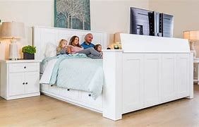 Image result for Upholstery Bed with Lift TV