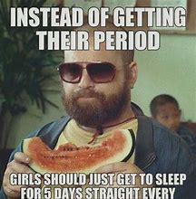 Image result for Female Period Meme