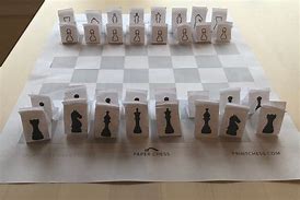 Image result for Paper Chess Pieces