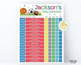 Image result for Sports Schedule Ideas at Home