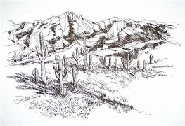 Image result for Arizona West Mountain Drawing