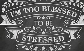 Image result for Too Blessed to Be Stressed Meme