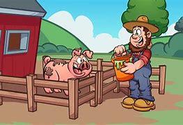 Image result for Pig Farmer Cartoon