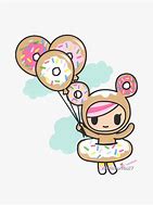 Image result for Donutella Sticker Red Bubble