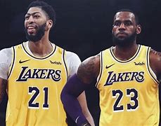 Image result for LeBron James Anthony Davis Background Lakers