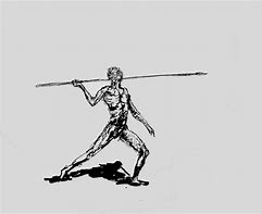 Image result for Throwing Spear Drawing
