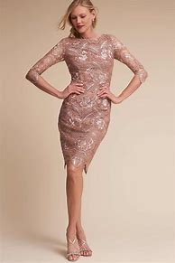 Image result for Rose Gold Metallic Dress
