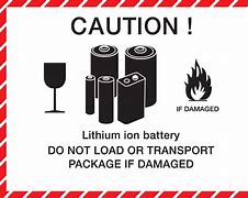 Image result for Lithium Ion Battery Shipping Label