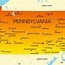 Image result for Geographic Map of Pennsylvania