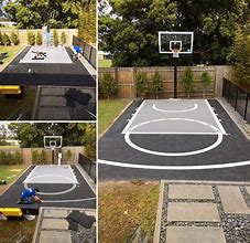 Image result for DIY Outdoor Basketball Court