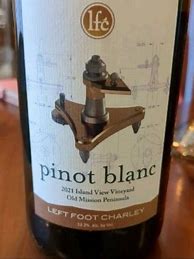 Image result for Left Foot Charley Pinot Blanc Sparkling Island View