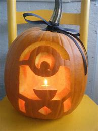 Image result for Minion Halloween Pumpkins Ideas