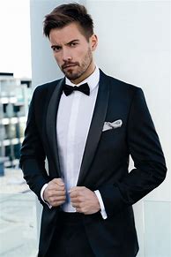 Image result for Tuxedo Black Suit Tie