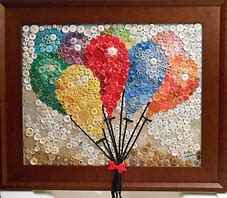 Image result for Button Mosaic