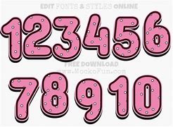 Image result for Big Numbers 1-10