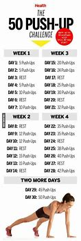 Image result for 50 Push-Up Challenge