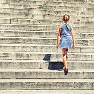 Image result for Little Girl Climbing Stairs
