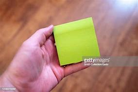 Image result for Man Holding Post It Note