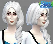 Image result for Sims 4 White Hair CC