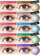 Image result for Contact Lens Different Colors