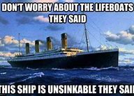 Image result for Titanic Meme Cartoon