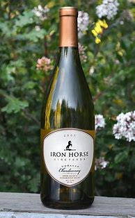 Image result for Iron Horse Unoaked Chardonnay