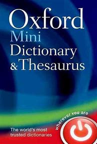 Image result for Oxford Dictionary and Thesaurus