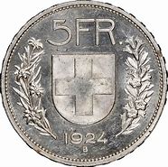 Image result for 5 FR Swiss Coin