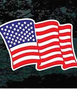 Image result for Large Waving American Flag Decals