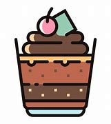 Image result for Chocolate-Lovers Pudding Clip Art