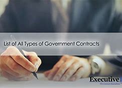 Image result for Contract Types Government