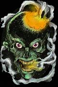 Image result for Zombie Skull Cartoon