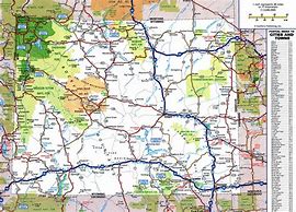 Image result for Large Road Map Wyoming