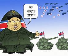 Image result for Parade North Korea Cartoon