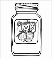 Image result for Jam Outline Clip Art